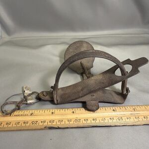 Vintage Oneida Victor #1 Jump Trap - Underspring Animal Trap - Primitive